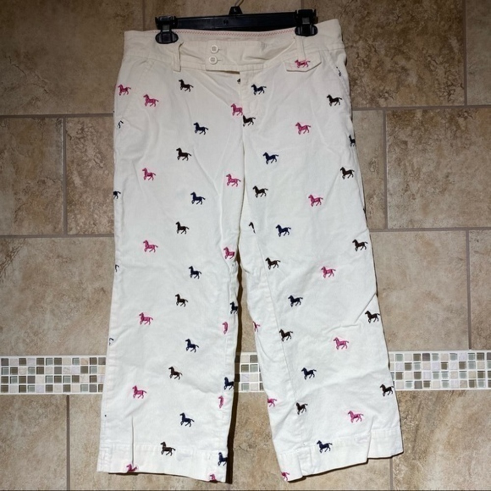 Lilly Pulitzer Palm Beach Fit corduroy horse pants 5